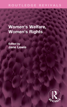 Hardcover Women's Welfare, Women's Rights Book