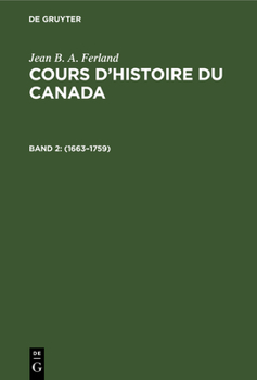 Hardcover 1663-1759 [French] Book