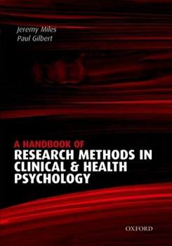 Paperback A Handbook of Research Methods for Clinical and Health Psychology Book