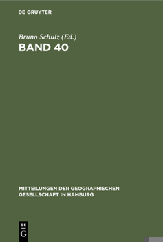 Hardcover Band 40 [German] Book