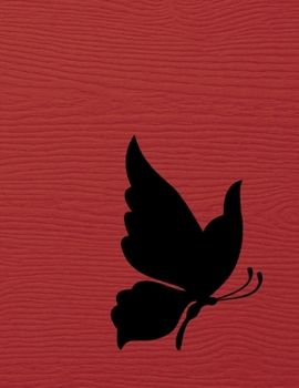 Notebook: 8.5 x 11 inches, lined paper, 110 pages (butterfly notebook/journal/composition book).