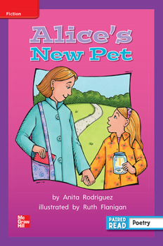 Spiral-bound Reading Wonders Leveled Reader Alice's New Pet: Ell Unit 2 Week 5 Grade 2 Book