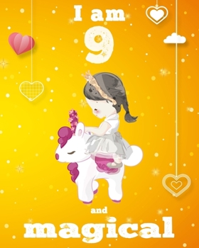 unicorn magical diary scholastic - unicorn journal i am 9 and magical: Notebook for Kids, coloring & Activity Book... 18 Adorable unicorn Designs, ... girls/ 9 Year Old Birthday Gift for Girls!