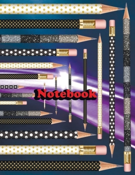 Paperback Notebook: Pencils Kingdom 14 Notebook; Lined Notebook Journal, Ruled notebook college - 120 Pages - Large (8.5 x 11 inches) Book