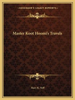 Paperback Master Koot Hoomi's Travels Book