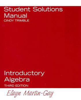 Paperback Introductory Algebra Student Solutions Manual Book