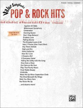 Paperback Value Songbooks -- Pop & Rock Hits: Piano/Vocal/Chords Book