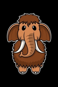 Notebook : 109 Pages A5 ( 6x9 Inch) - Grid Paper - Graph Paper - Quad Ruled - Great Gift for Kids and Friends - a Great Gift Idea for the First Day of School - Cute Funny Mammoth Elephant