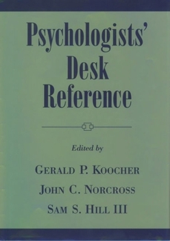Hardcover Psychologists' Desk Reference Book