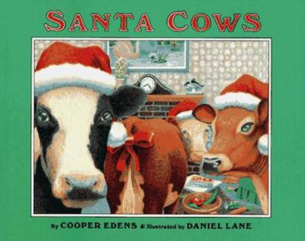 Hardcover Santa Cows Book