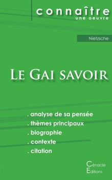 Paperback Fiche de lecture Le Gai savoir de Nietzsche (Analyse philosophique de référence et résumé complet) [French] Book