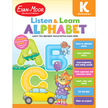 Paperback Listen and Learn: Alphabet, Grade K Book