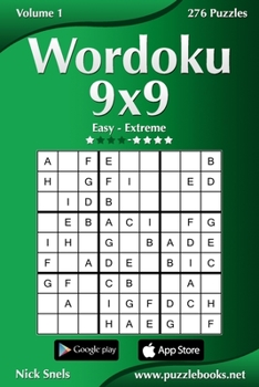 Paperback Wordoku 9x9 - Easy to Extreme - Volume 1 - 276 Puzzles Book