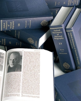 Oxford Dictionary of National Biography Plus Index of Contributors (60 Volumes) - Book  of the Dictionary of National Biography