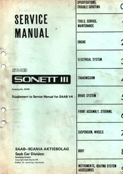 Paperback SAAB Sonetts Book