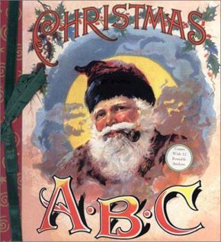Hardcover Christmas ABC [With 32 Reusable Stickers] Book