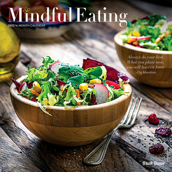 Calendar Mindful Eating 2022 Square Book