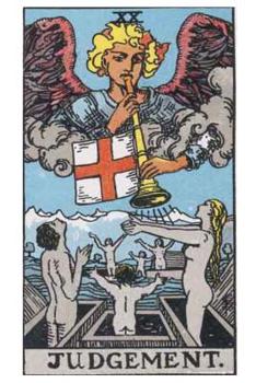 Tarot Notebook Journal - Judgement: Medium College Ruled for Your Daily Readings Illustrated with the Beautiful Rider-Waite tarot deck (Major Arcana Journal)