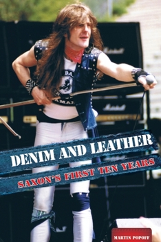 Paperback Denim And Leather Book