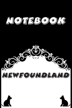 Paperback Newfoundland Notebook: Black and White notebook, Decorative Journal for Newfoundland Lover: Notebook /Journal Gift, Black and White,100 pages Book