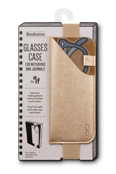 Misc. Bookaroo Glasses Case Gold Book