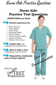 Paperback Nurse Aide Practice Questions Book