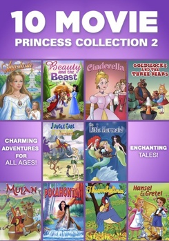 DVD 10 Movie Princess Collection 2 Book