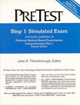 Paperback Pretest National Medical Board Examination Comprehensive Part I: Previously Published as National Medical Board Examination.... Book