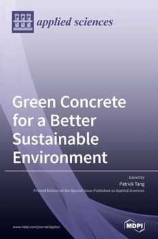 Hardcover Green Concrete for a Better Sustainable Environment Book