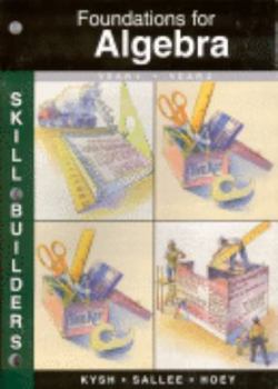 Paperback Foundations for Algebra : Skillbuilders Years 1 and 2 Book