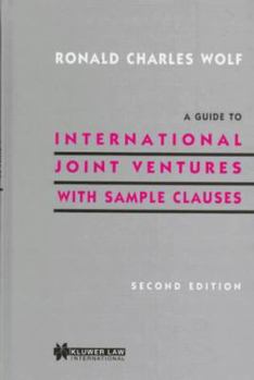 Hardcover A Guide to International Joint Ventures with Sample Clauses Book