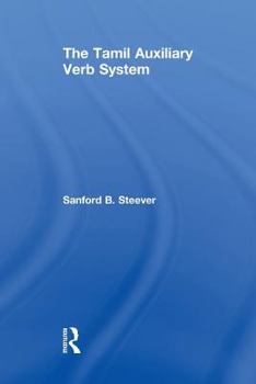 Paperback The Tamil Auxiliary Verb System Book