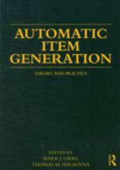 Paperback Automatic Item Generation: Theory and Practice Book