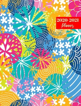 Paperback 2020-2021 Planner: Pretty Two Year Personal Journal Week Planners & Goal Planner Organizer - Weekly & Monthly Dated Agenda Book and To Do Book