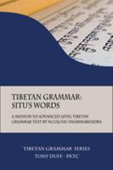 Paperback Tibetan Grammar: Situ's Words: A Medium to Advanced Level Grammar Text Book