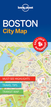 Map Lonely Planet Boston City Map Book