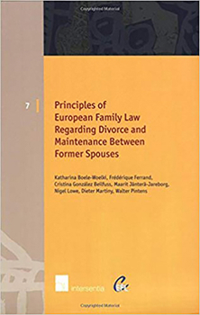 Paperback Principles of European Family Law Regarding Divorce and Maintenance Between Former Spouses Book