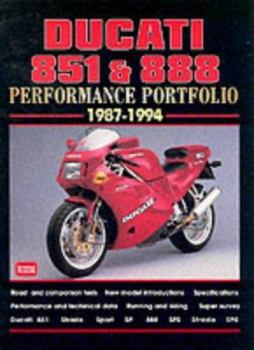 Paperback Ducati 851 & 888 1987-1944 Book