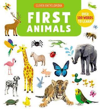 Hardcover First Animals: Over 500 Words to Learn! Book