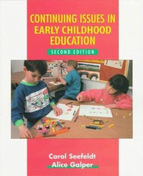 Paperback Continuing Issues in Early Childhood Education Book