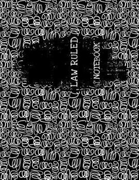 Paperback Law Ruled Notebook: Large College Ruled Composition Book with Wide Margin (3" from the left edge of the paper) Soft Cover 8.5" x 11" (21.5 Book