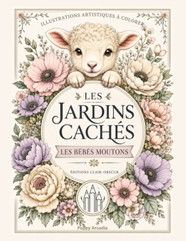 Les Jardins Cachés - Les Bébés Moutons: Illustrations artistiques à colorer (French Edition)