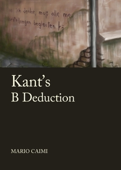 Hardcover Kant's B Deduction Book