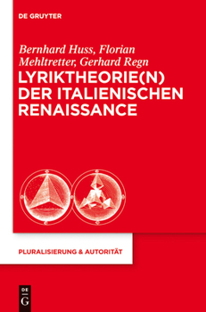 Hardcover Lyriktheorie(n) der italienischen Renaissance [German] Book
