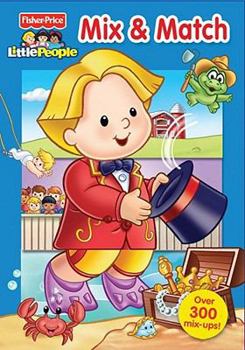 Spiral-bound Fisher Price Little People Mix and Match Book