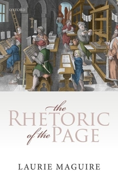 Hardcover The Rhetoric of the Page Book