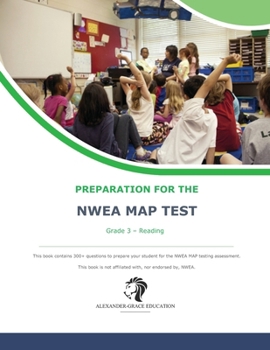 Paperback NWEA Map Test Preparation - Grade 3 Reading Book