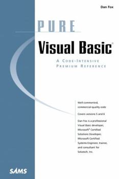 Paperback Pure Visual Basic 6 Book