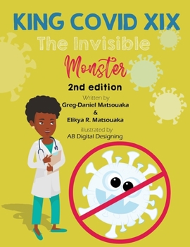 Paperback King Covid XIX: The Invisible Monster Book