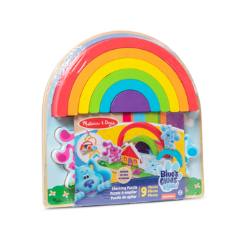 Misc. Blues Clues & You Wooden Rainbow Stacking Puzzle Book